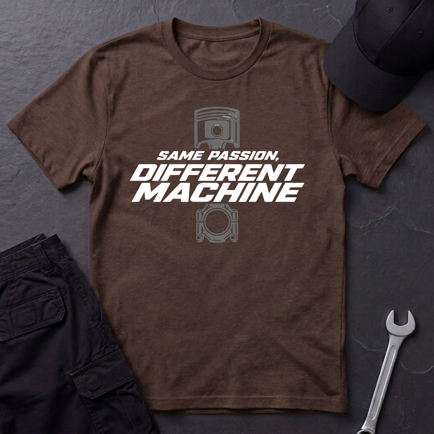 Same Passion , Different Machine   T-Shirt