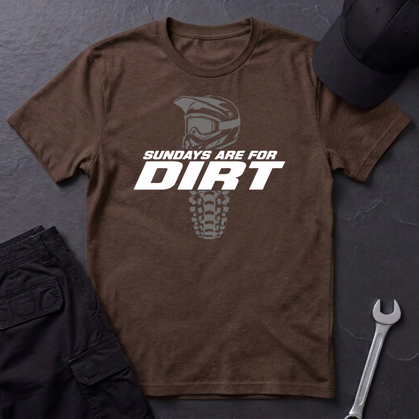 Sundays Are For Dirt   T-Shirt