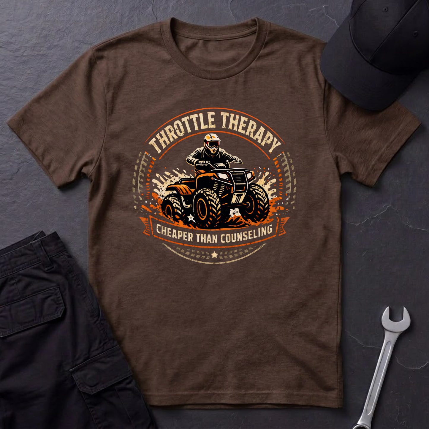 Throttle Therapy Quad  T-Shirt