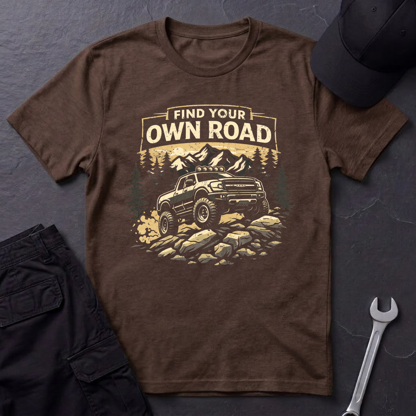 Find Your Own Road Truck T-Shirt
