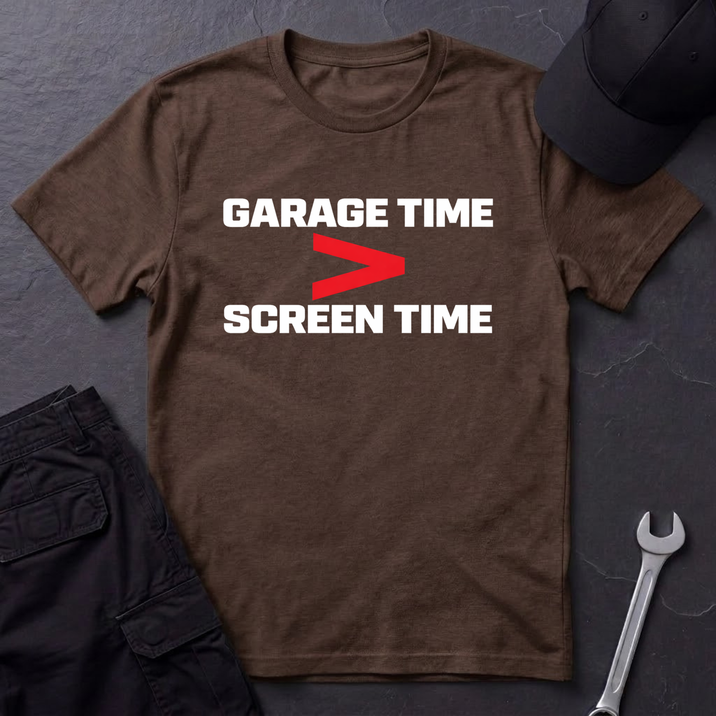 Garage Time > Screen Time  T-Shirt