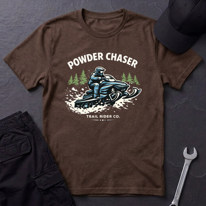 Powder Chaser Snowmobile  T-Shirt