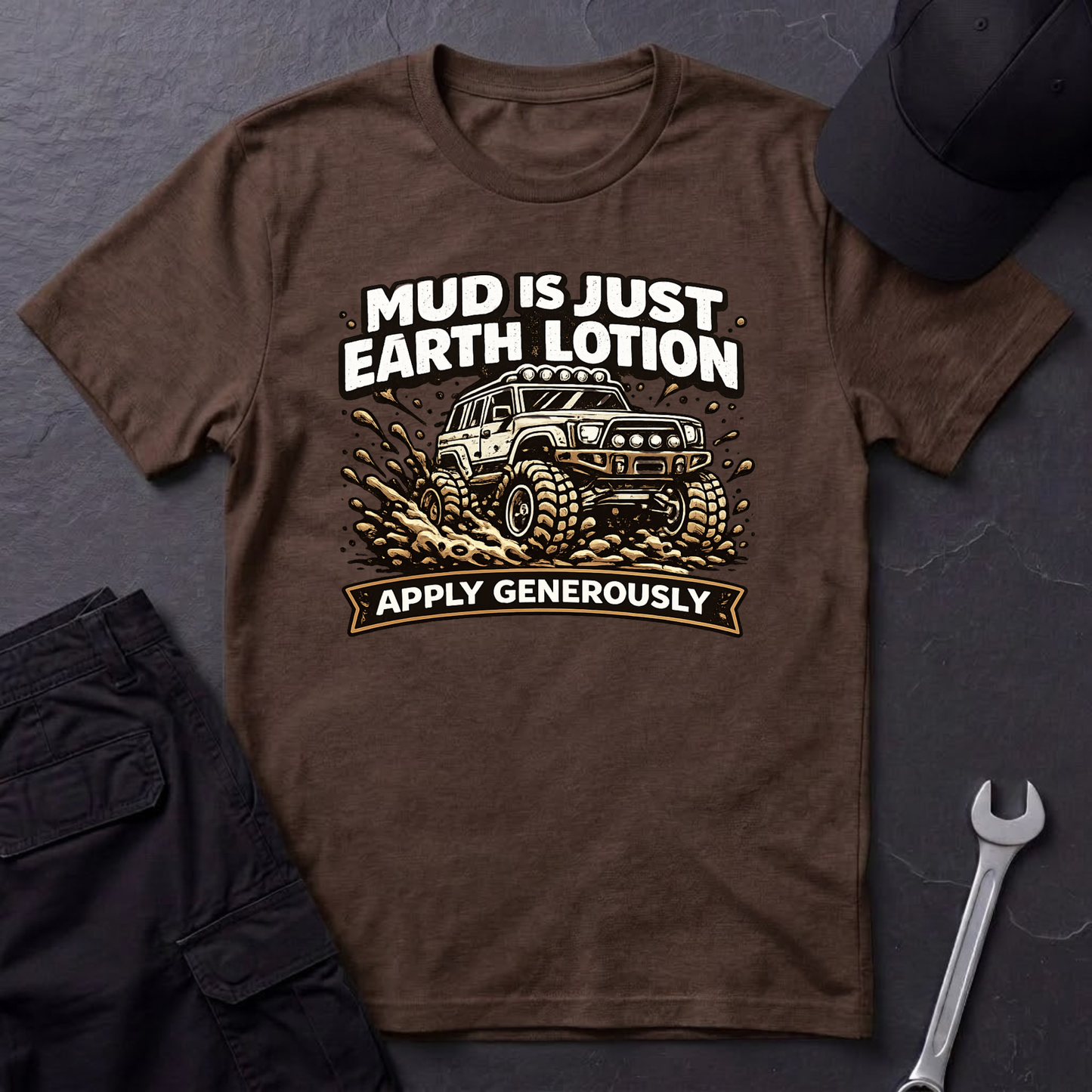 Mud Is Just Earth Lotion  T-Shirt