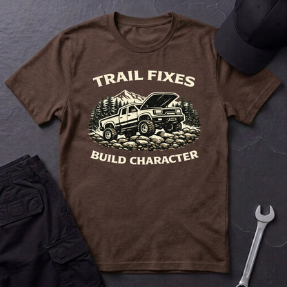 Trail Fixes Build Character  T-Shirt