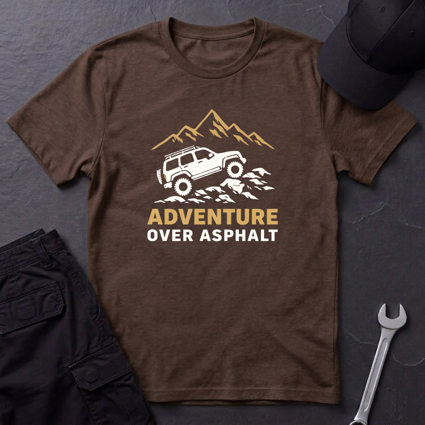 Adventure Over Asphalt T-Shirt