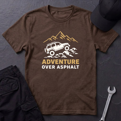 Adventure Over Asphalt T-Shirt
