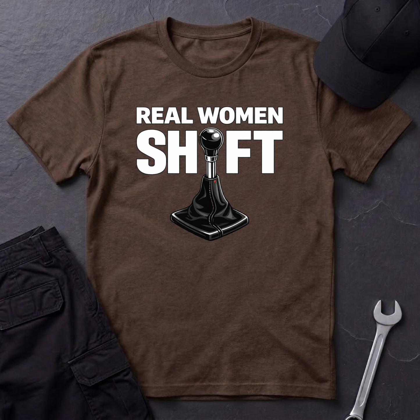 Real Women Shift white  T-Shirt