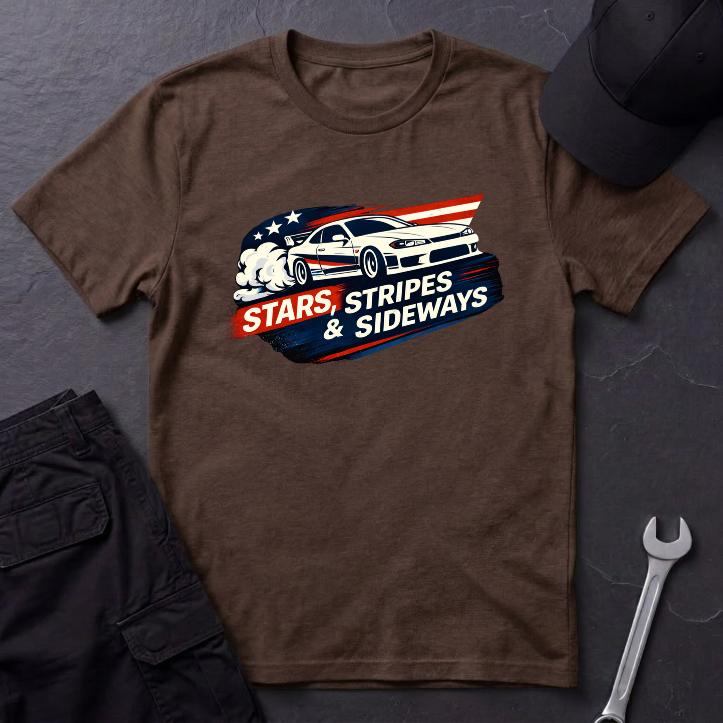 Stars,Stripes, And Sideways  T-Shirt
