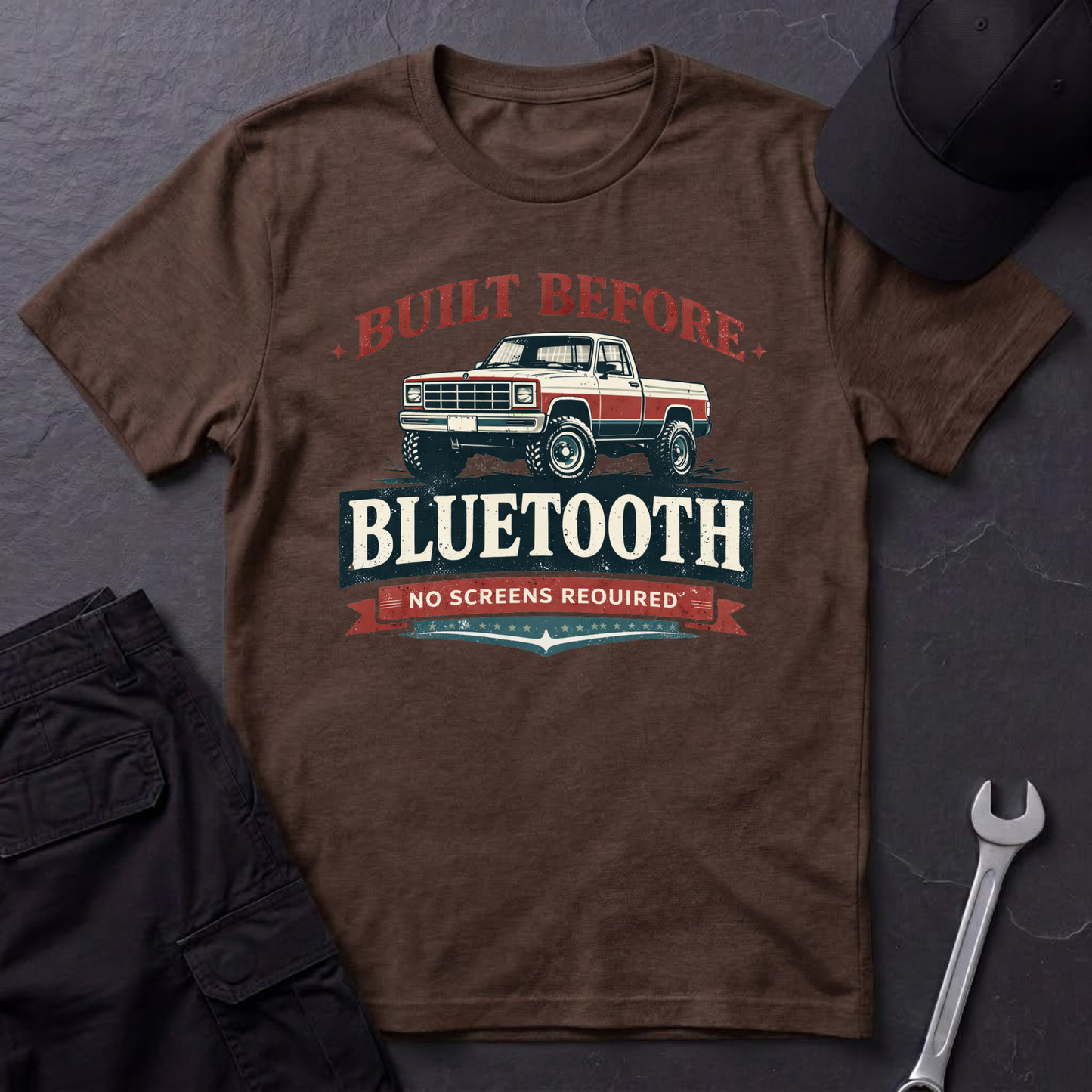 Before Bluetooth Squarebody T-Shirt