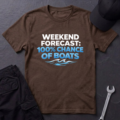 100% Chance Of Boats T-Shirt