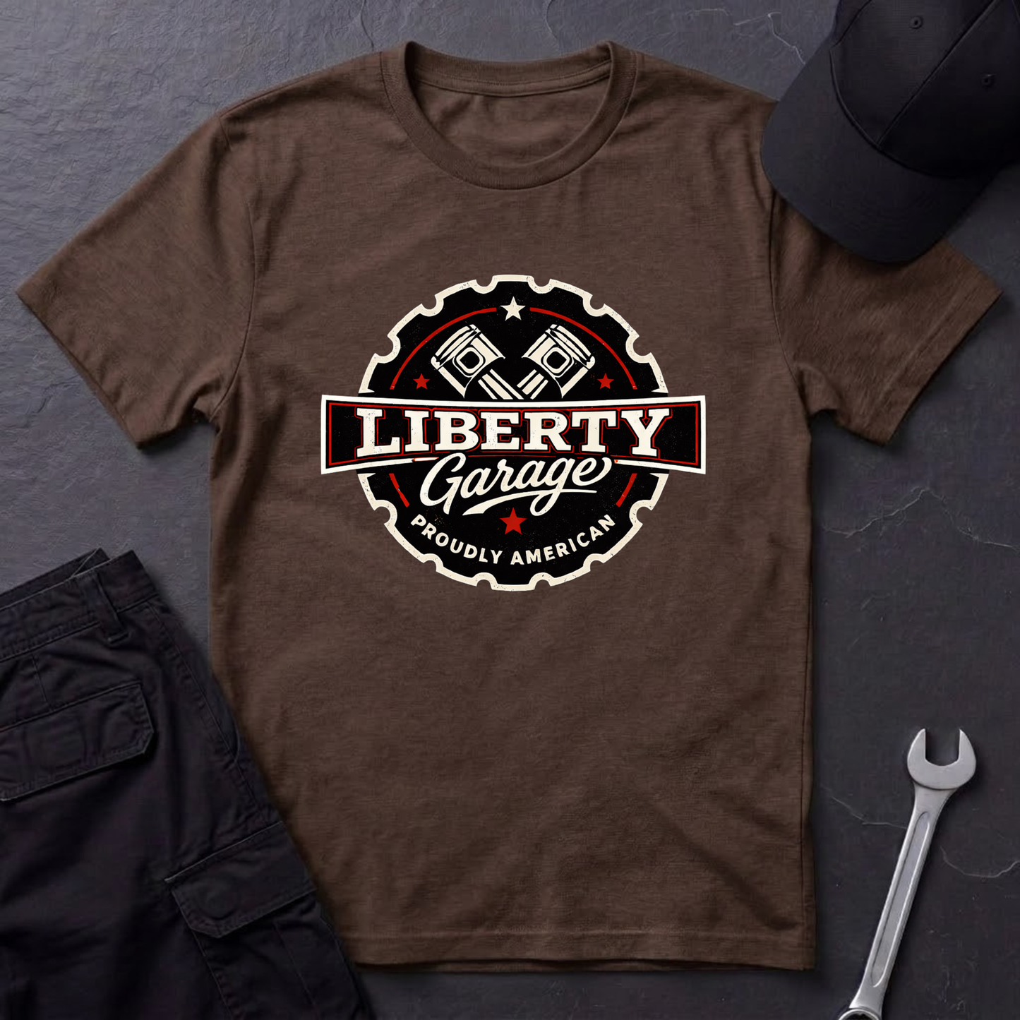 Liberty Garage  T-Shirt