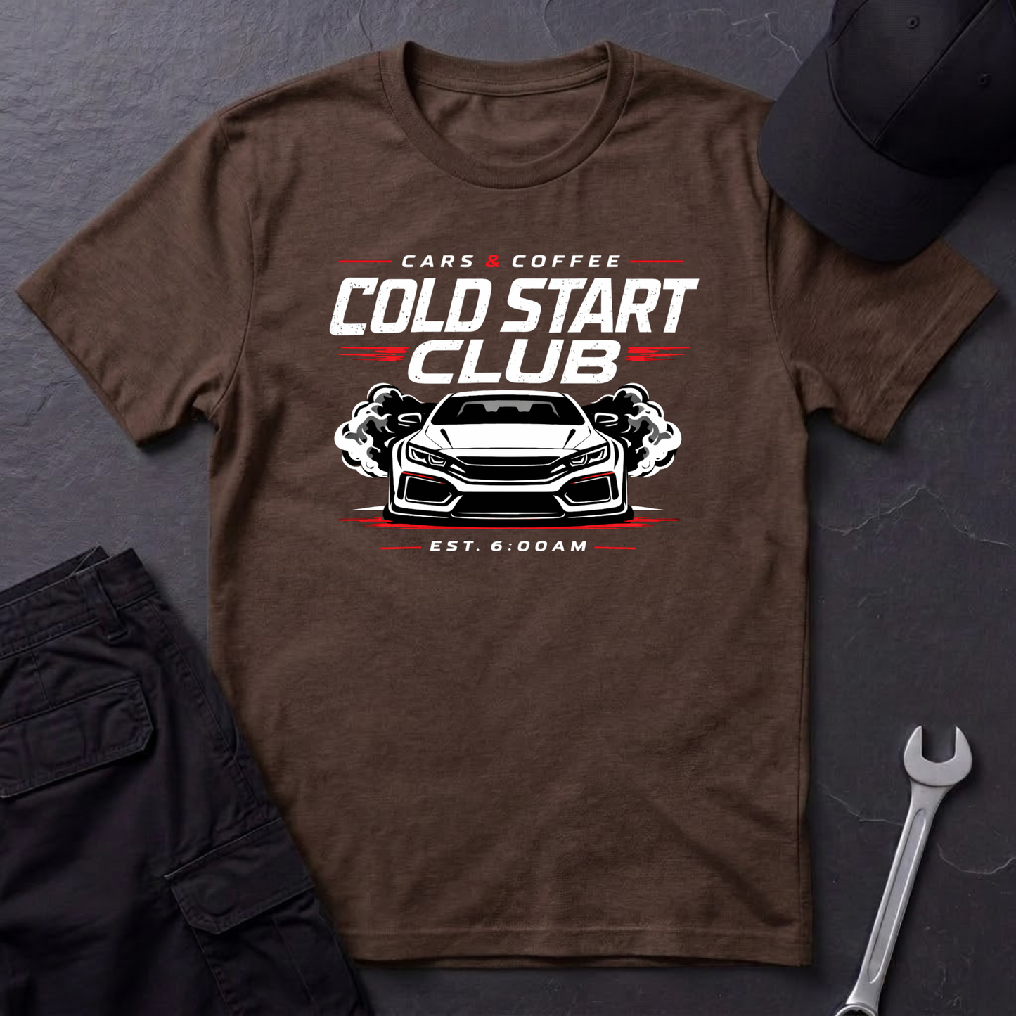 Cold Start Club Est 9:00AM T-Shirt