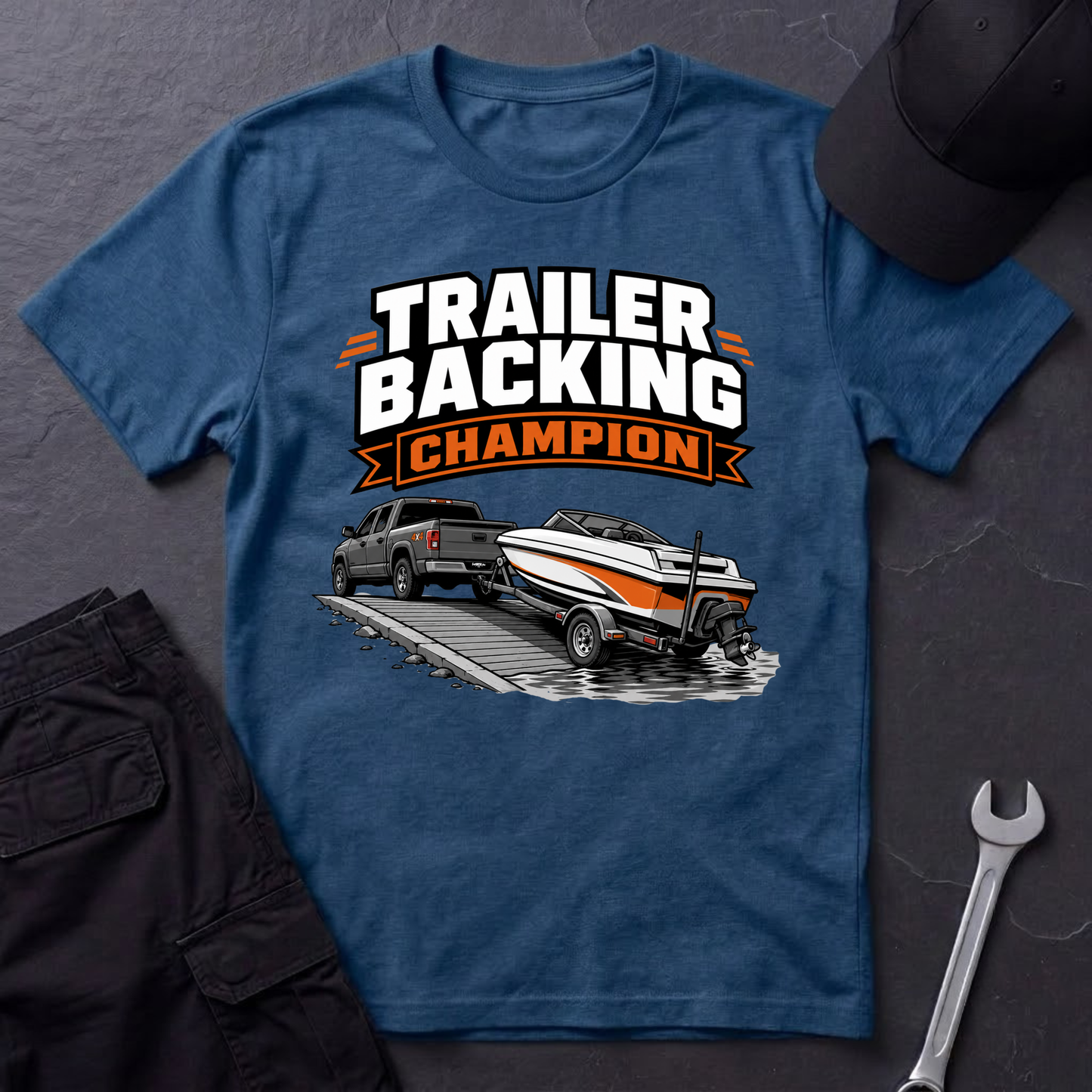 Trailer Backing Champion  T-Shirt