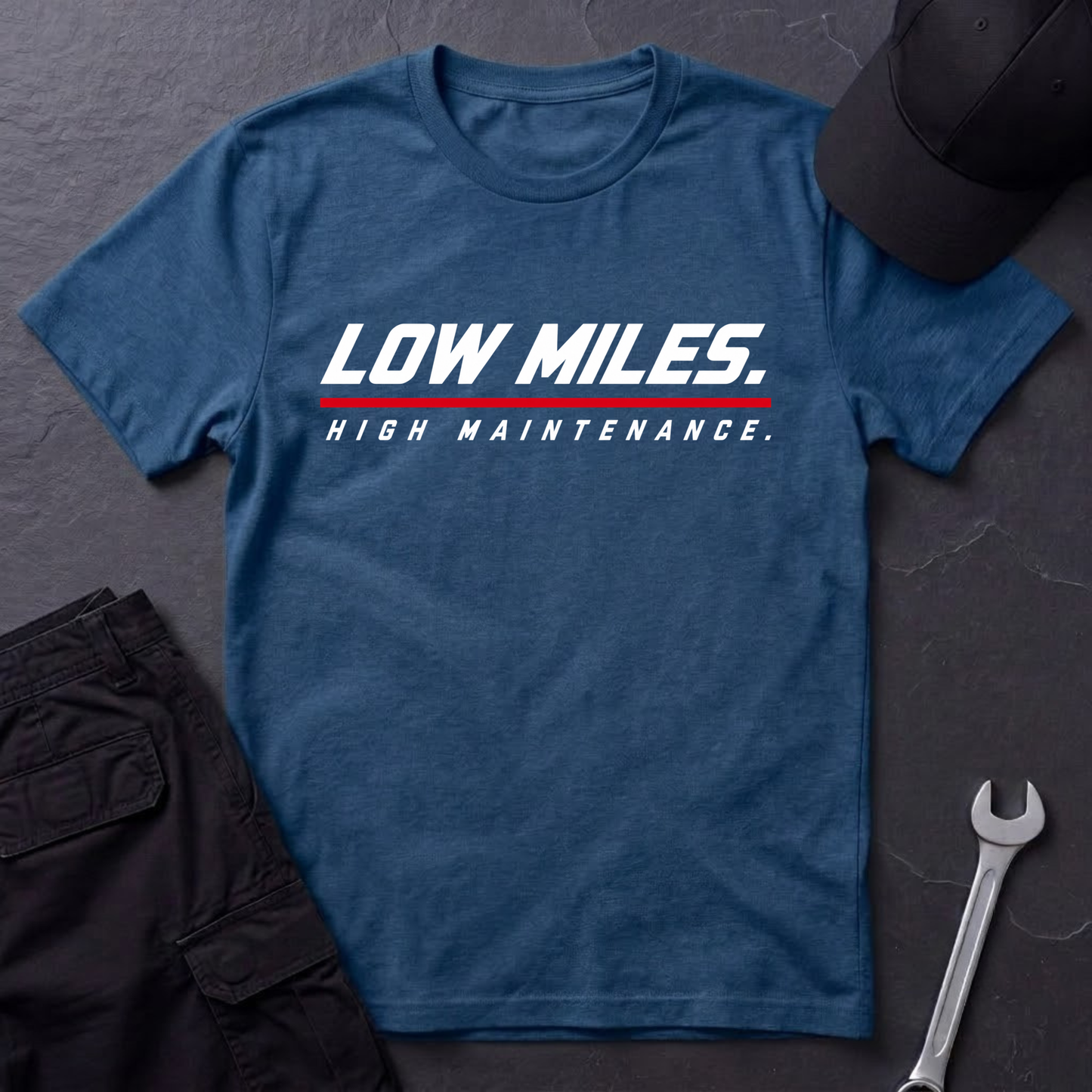 Low Miles.   T-Shirt
