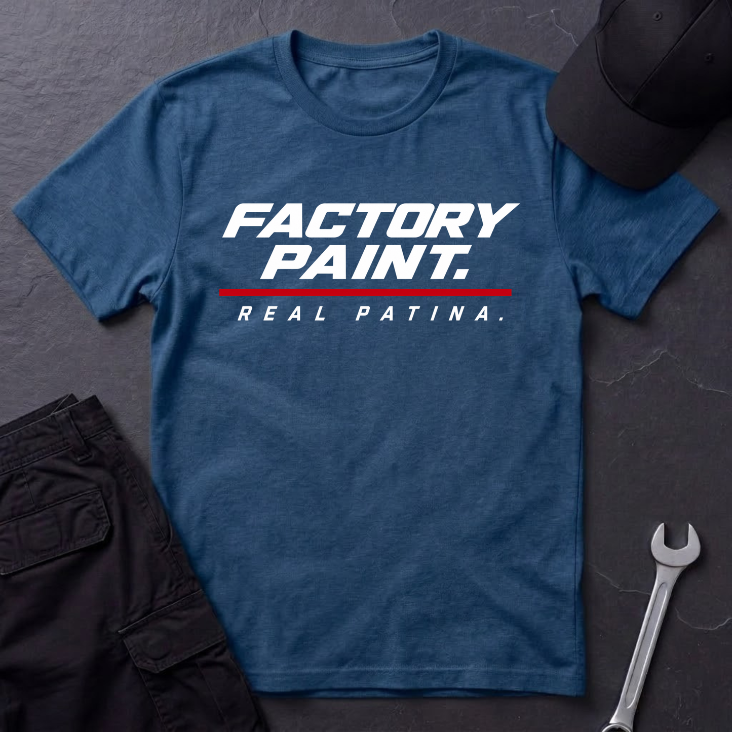 Factory Paint.   T-Shirt