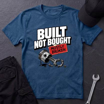 Built Not Bought Mostly Broken  T-Shirt