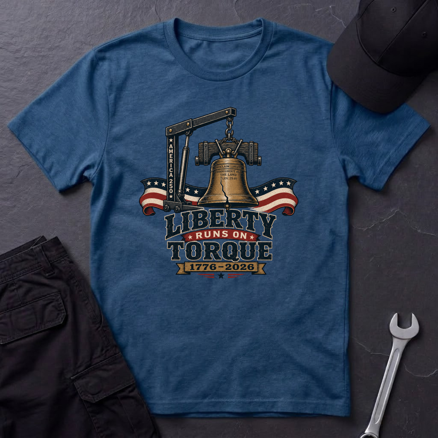 Liberty Runs On Torque   T-Shirt