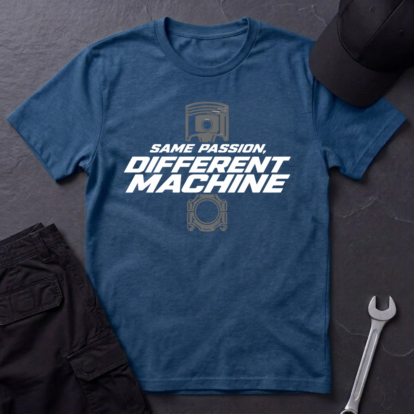Same Passion , Different Machine   T-Shirt