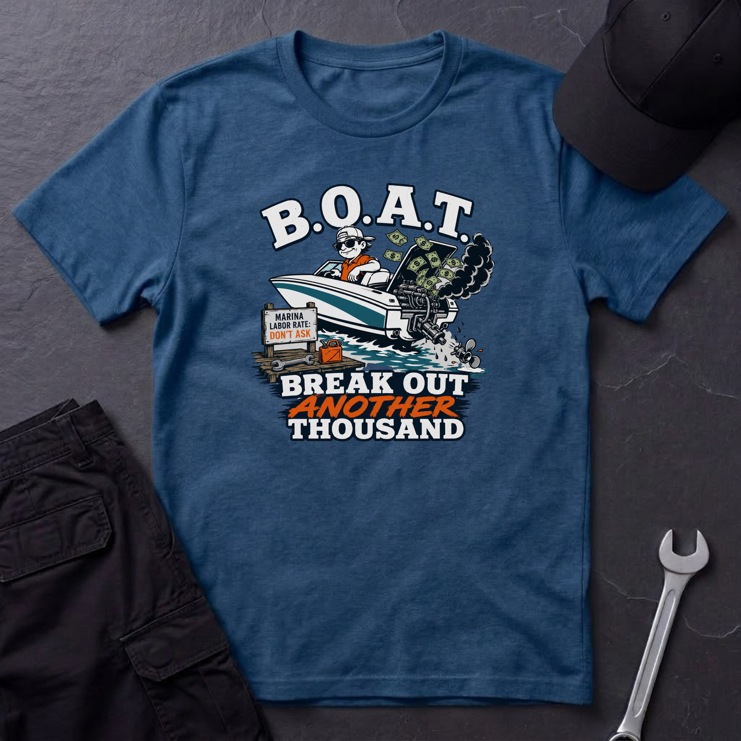 B.O.A.T. Design T-Shirt