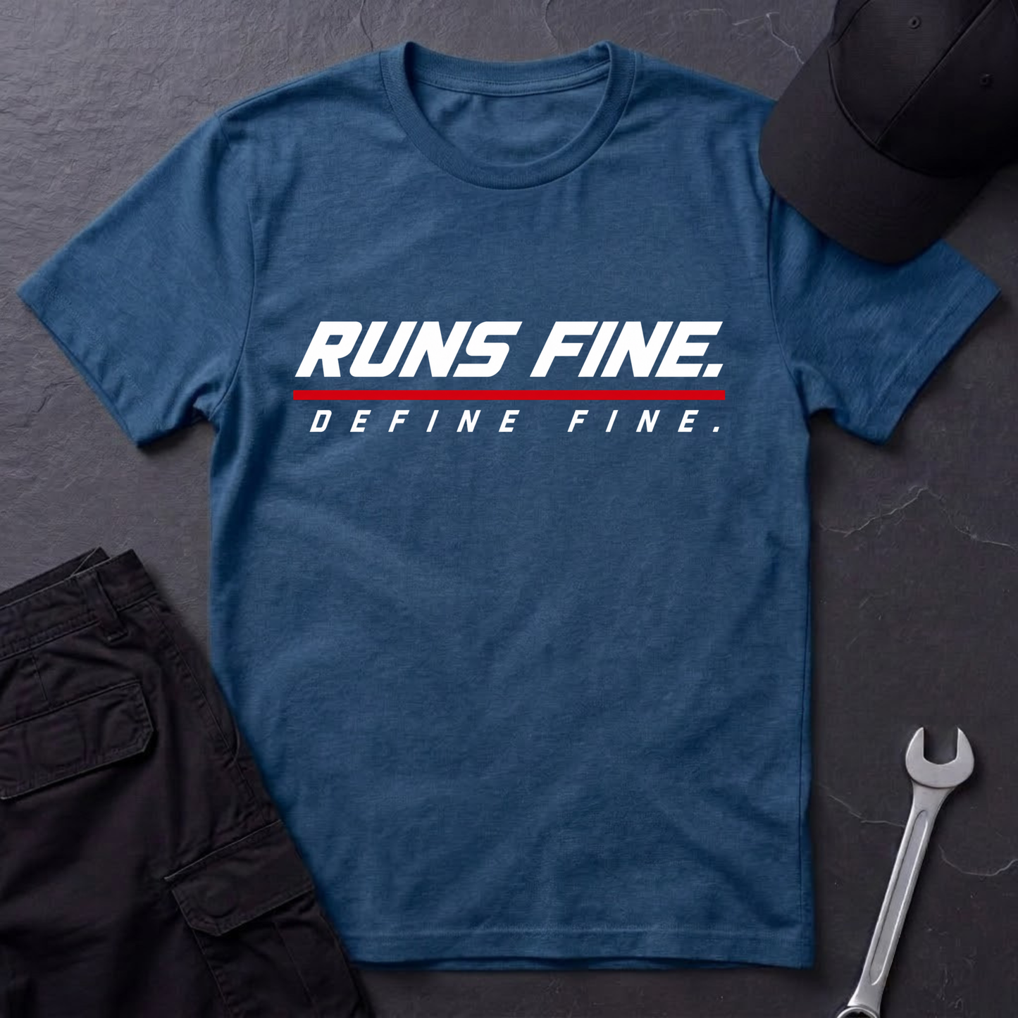 Runs Fine.   T-Shirt