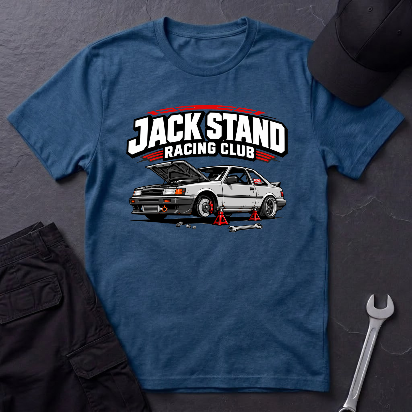 Jack Stand Racing Club  T-Shirt