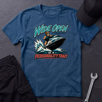 Wide Open jet Ski   T-Shirt