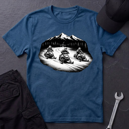 Snowmobile Night Ride  T-Shirt