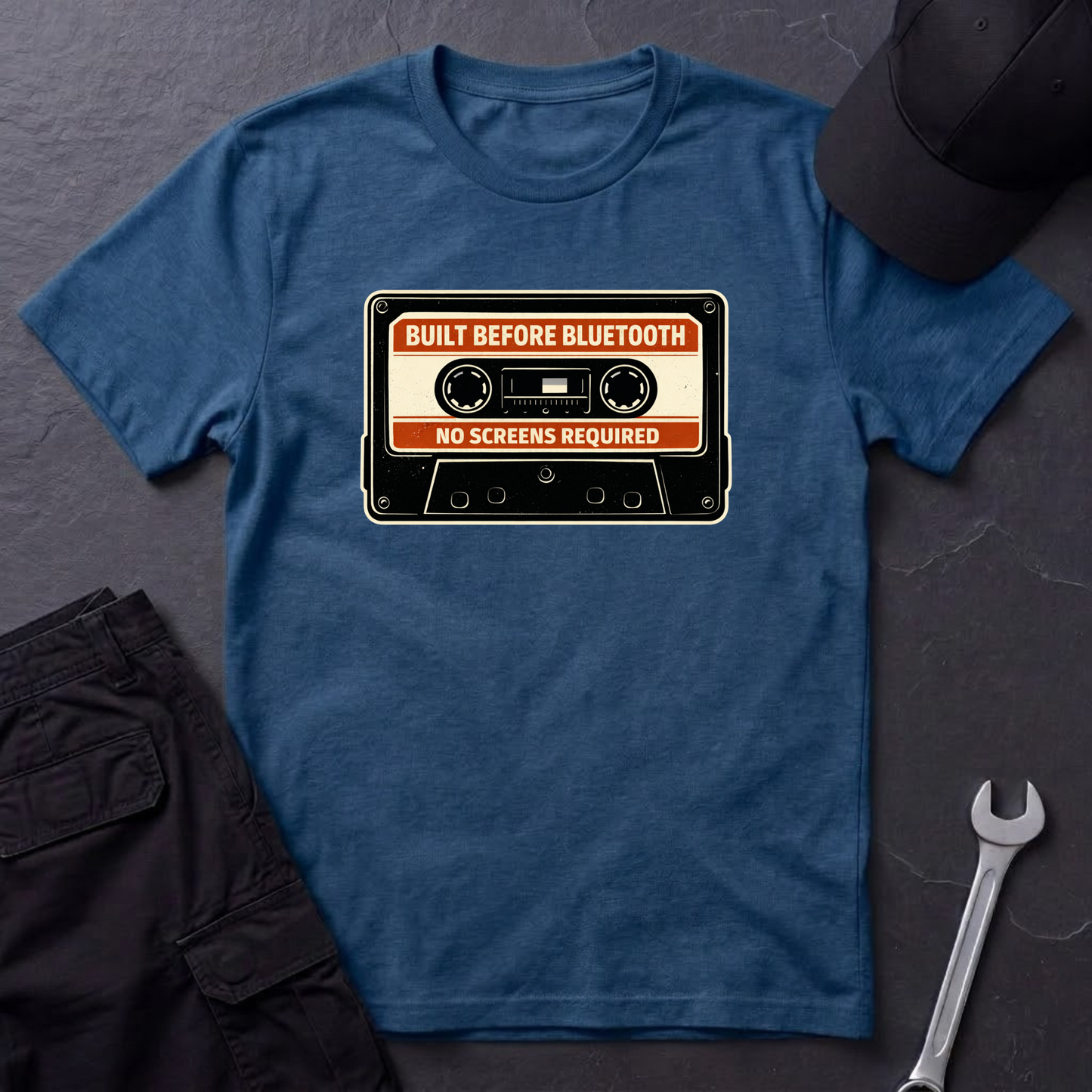 Before Bluetooth Cassette T-Shirt