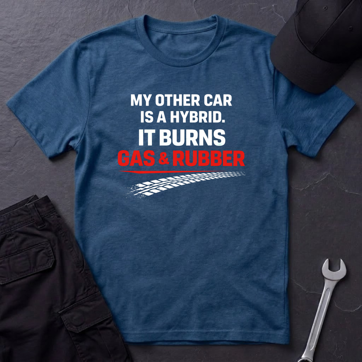 It Burns Gas & Rubber T-Shirt