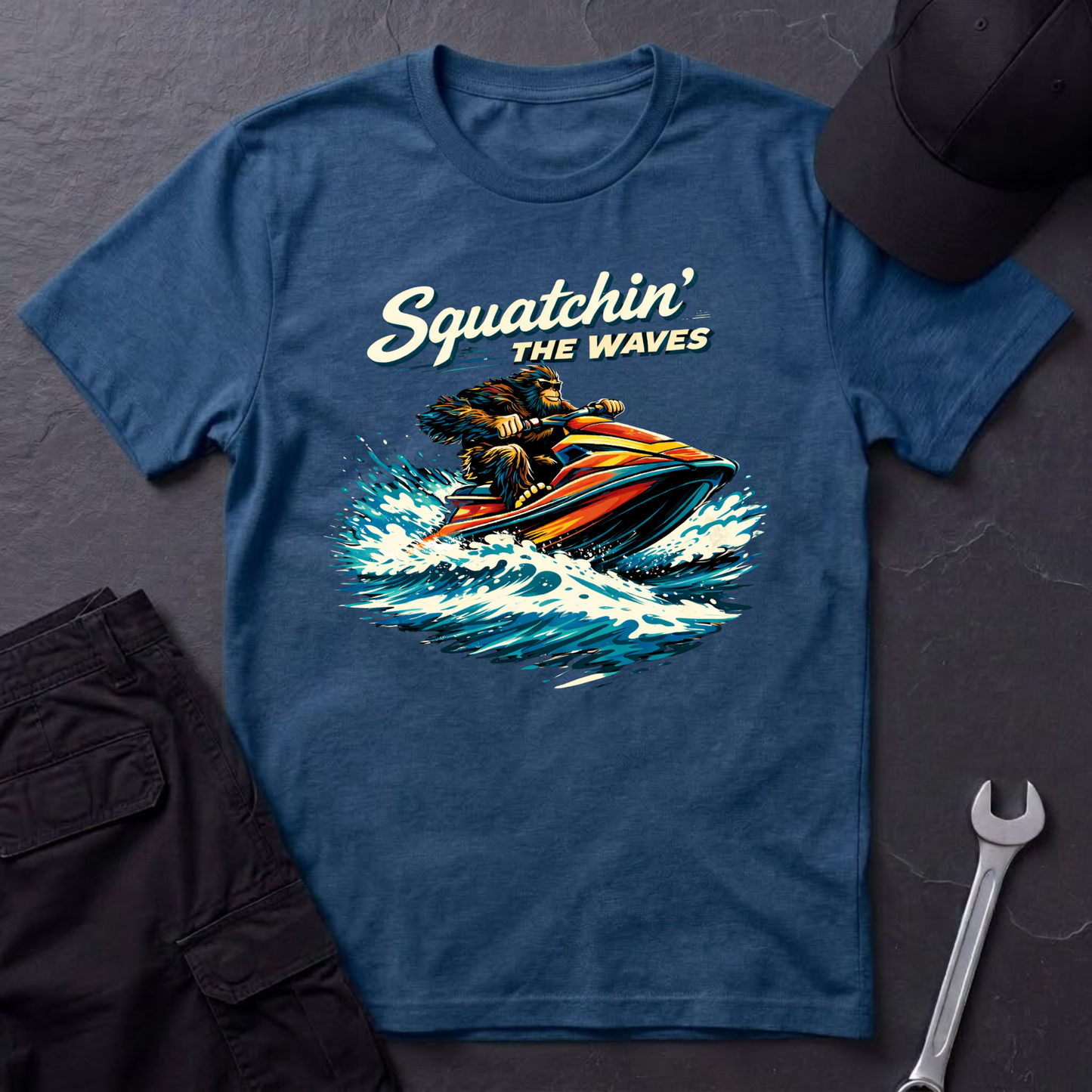 Squatchin' The Waves  T-Shirt