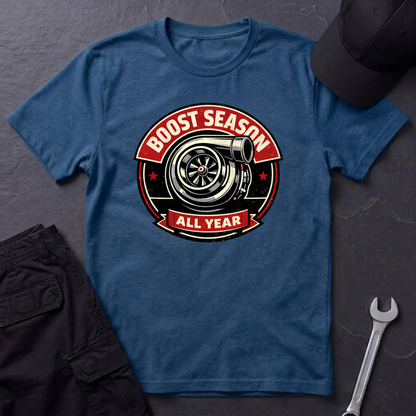 Boost Season All Year dark T-Shirt