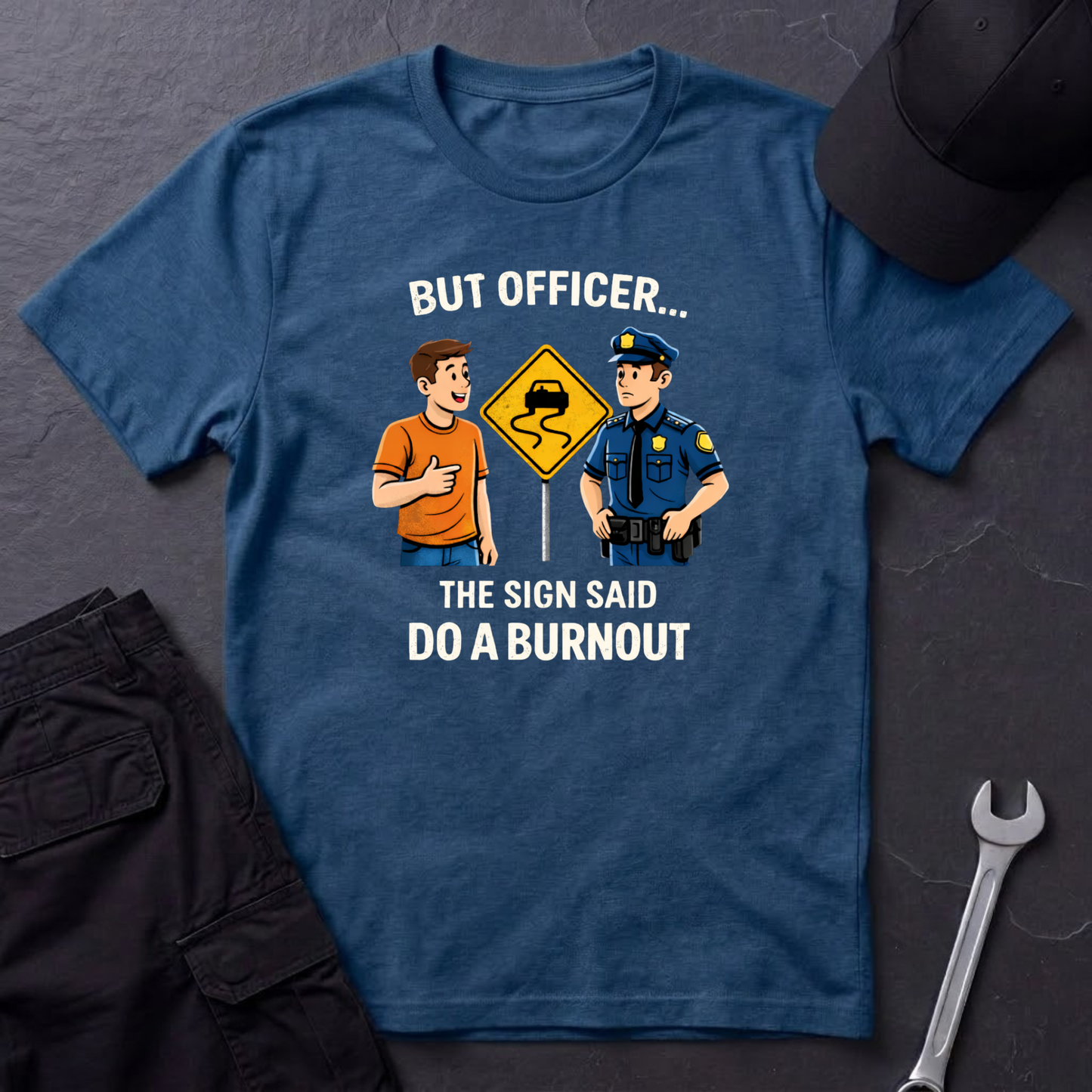 But Officer color T-Shirt