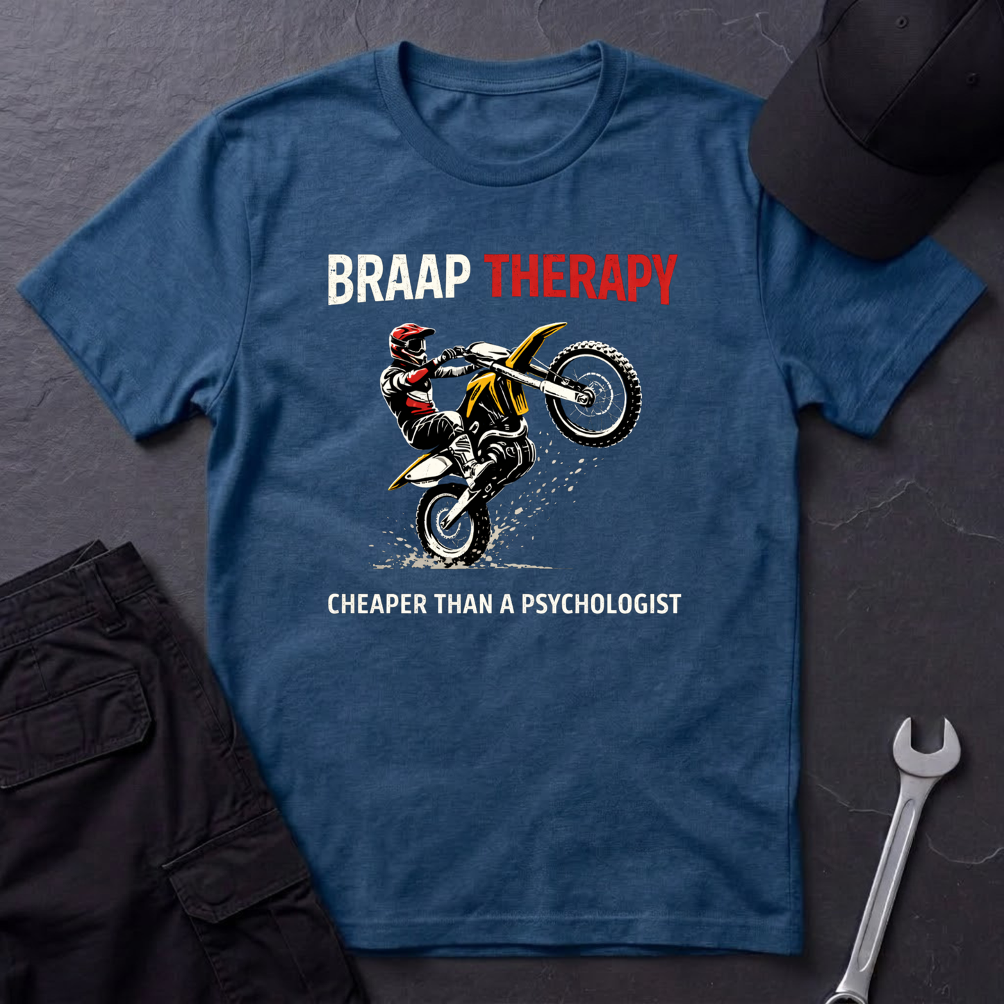 Braap Therapy Dirtbike T-Shirt