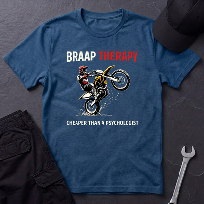 Braap Therapy Dirtbike T-Shirt