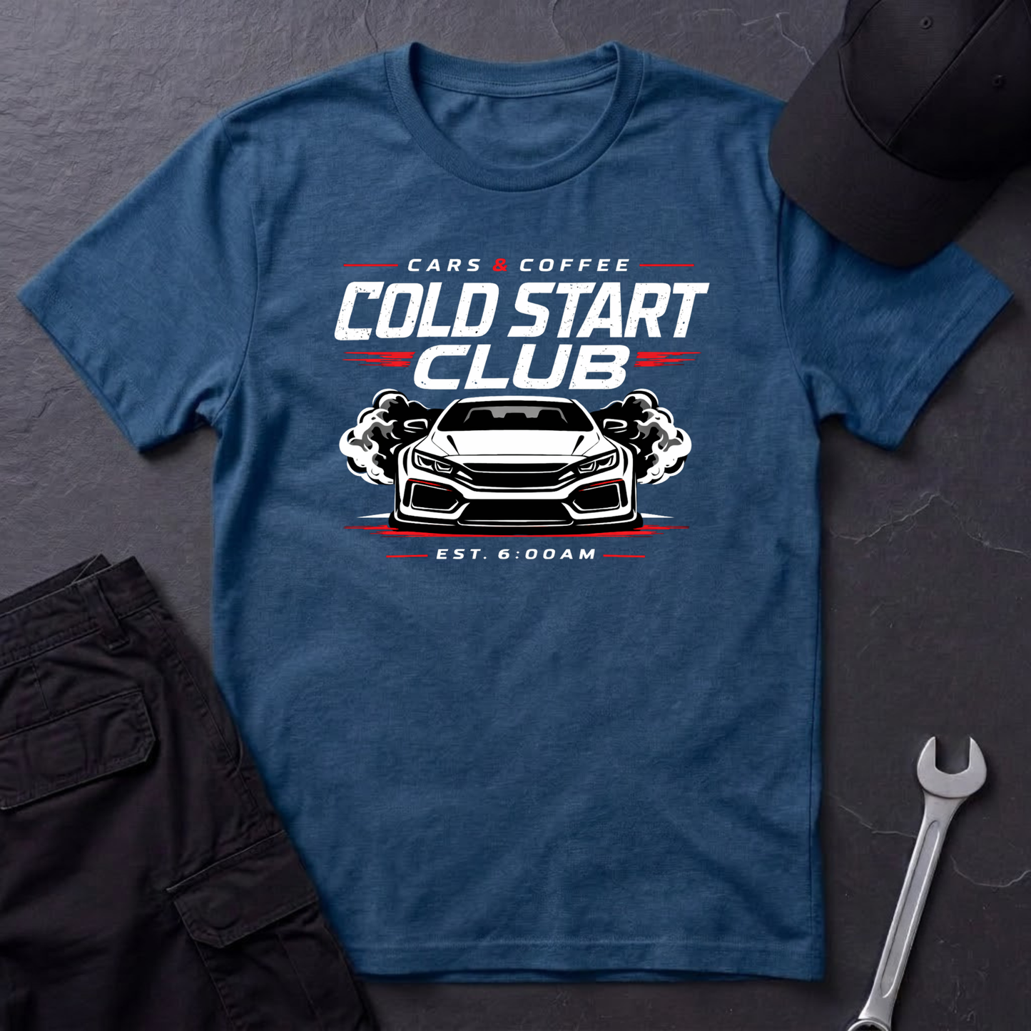 Cold Start Club Est 9:00AM T-Shirt