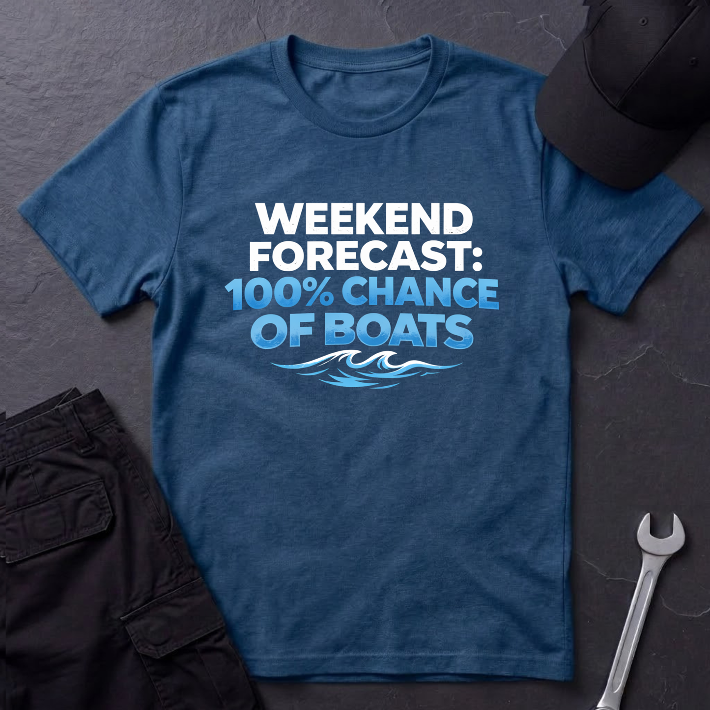 100% Chance Of Boats T-Shirt