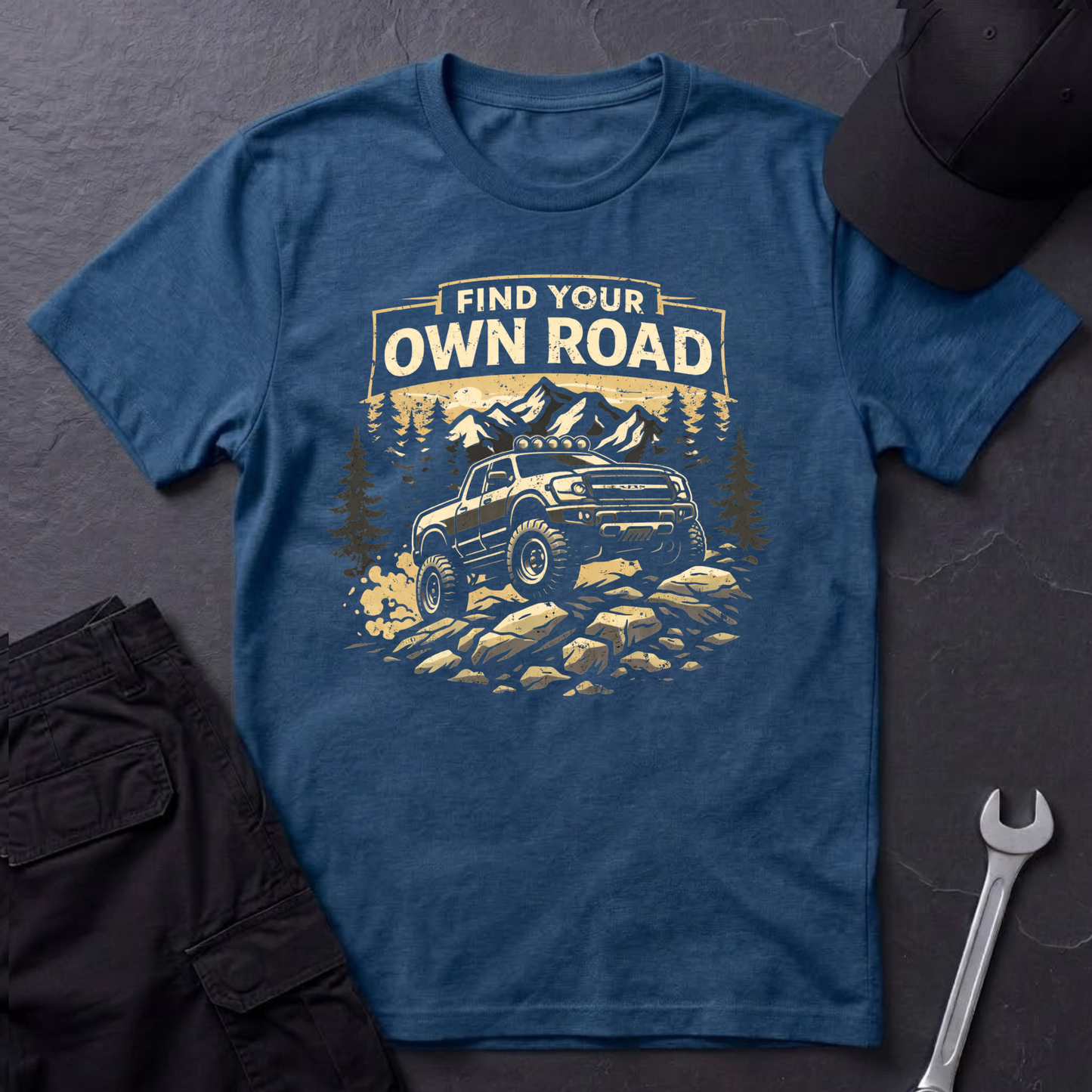 Find Your Own Road Truck T-Shirt