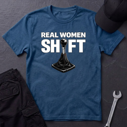 Real Women Shift white  T-Shirt