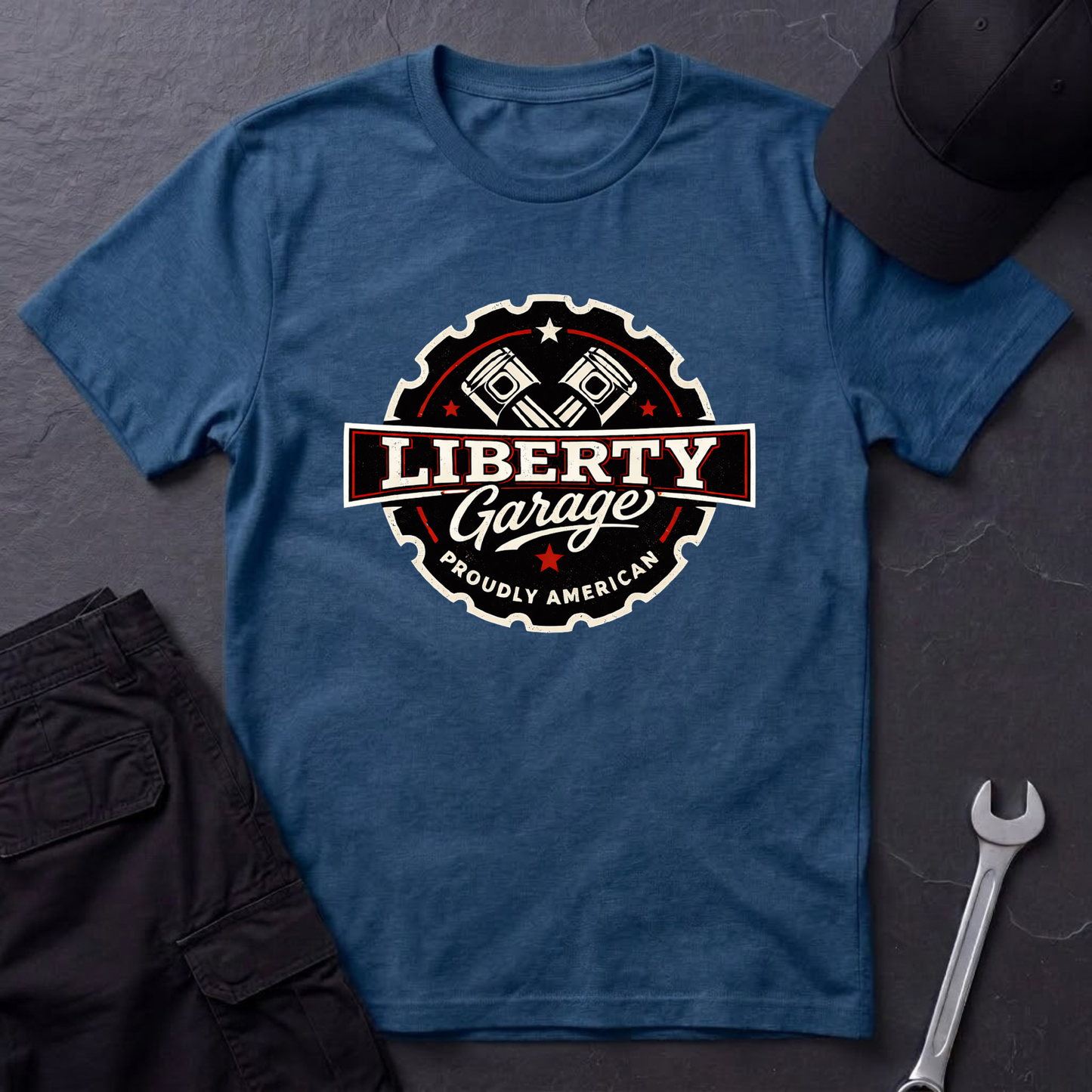 Liberty Garage  T-Shirt