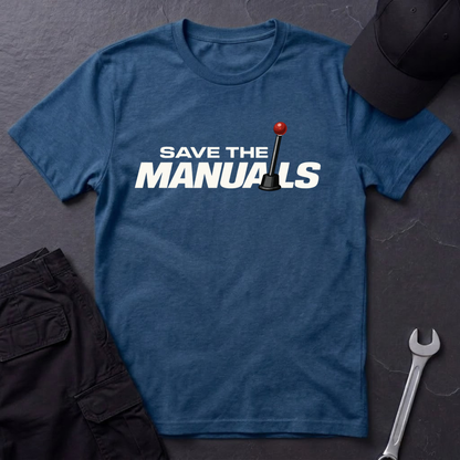 Save The Manuals Outline  T-Shirt