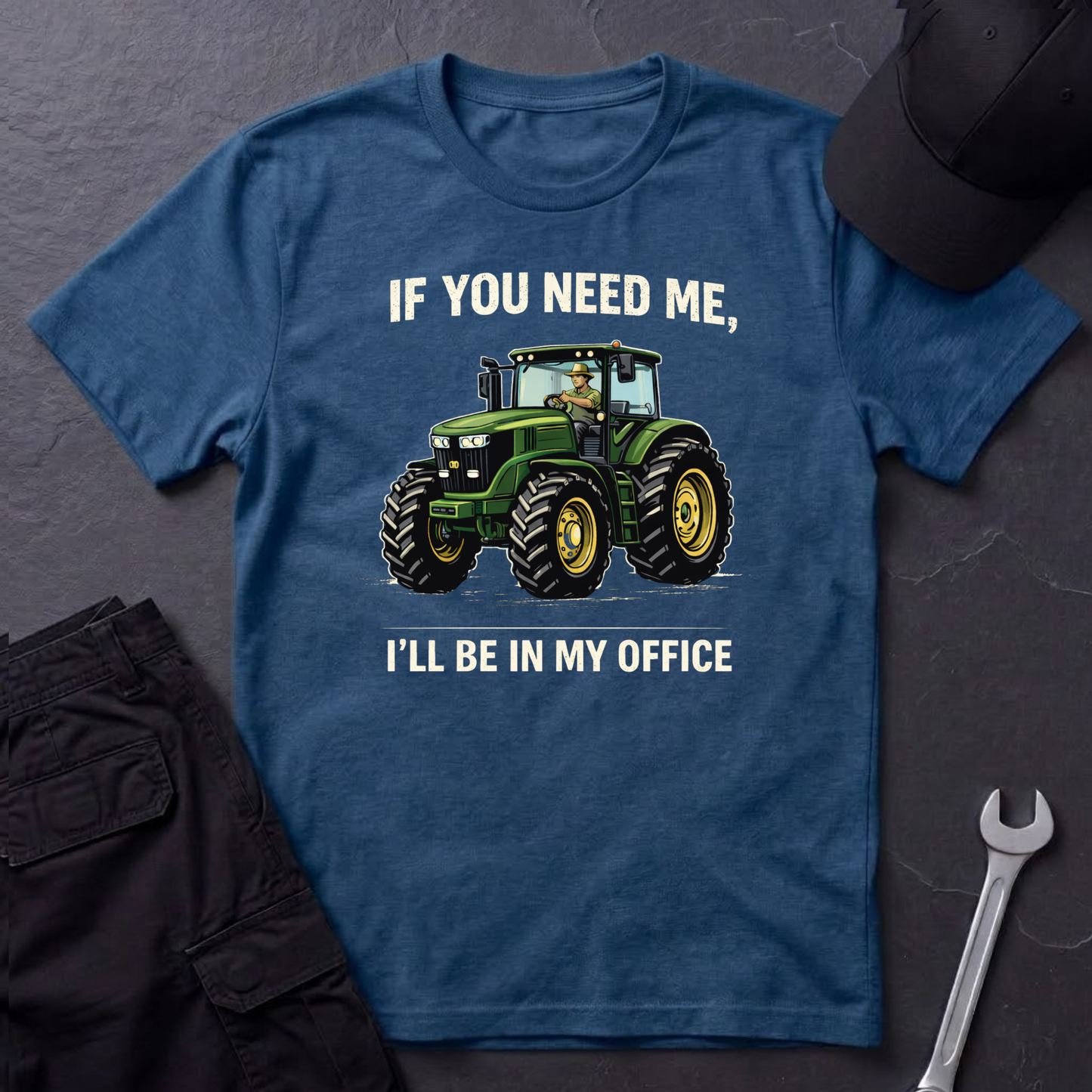 I'll Be In My Office Tractor  T-Shirt