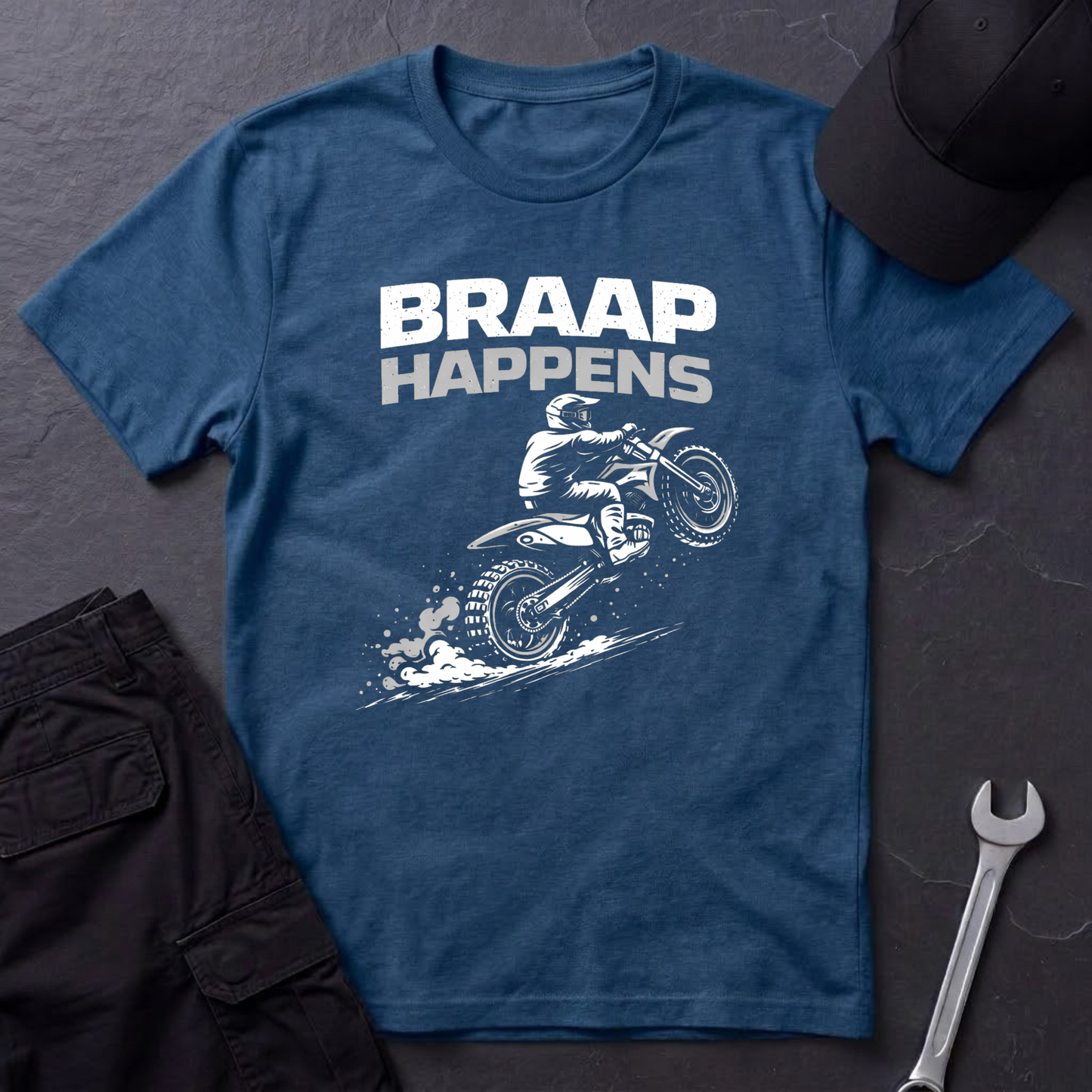 Braap Happens Dirtbike T-Shirt
