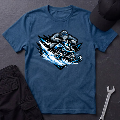 Sasquatch Snowmobile  T-Shirt