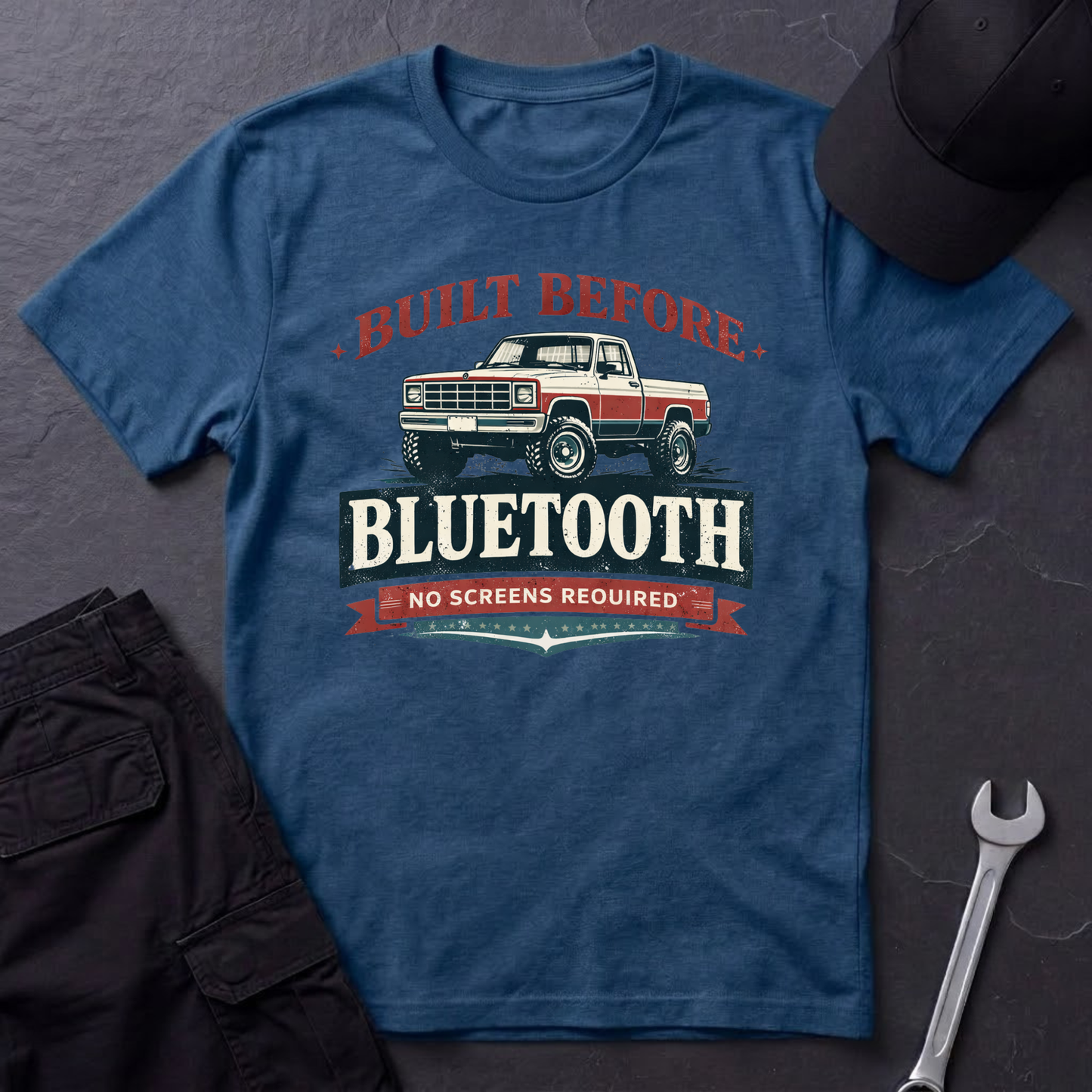 Before Bluetooth Squarebody T-Shirt