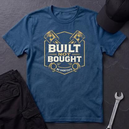 Built Not Bought Pistons T-Shirt