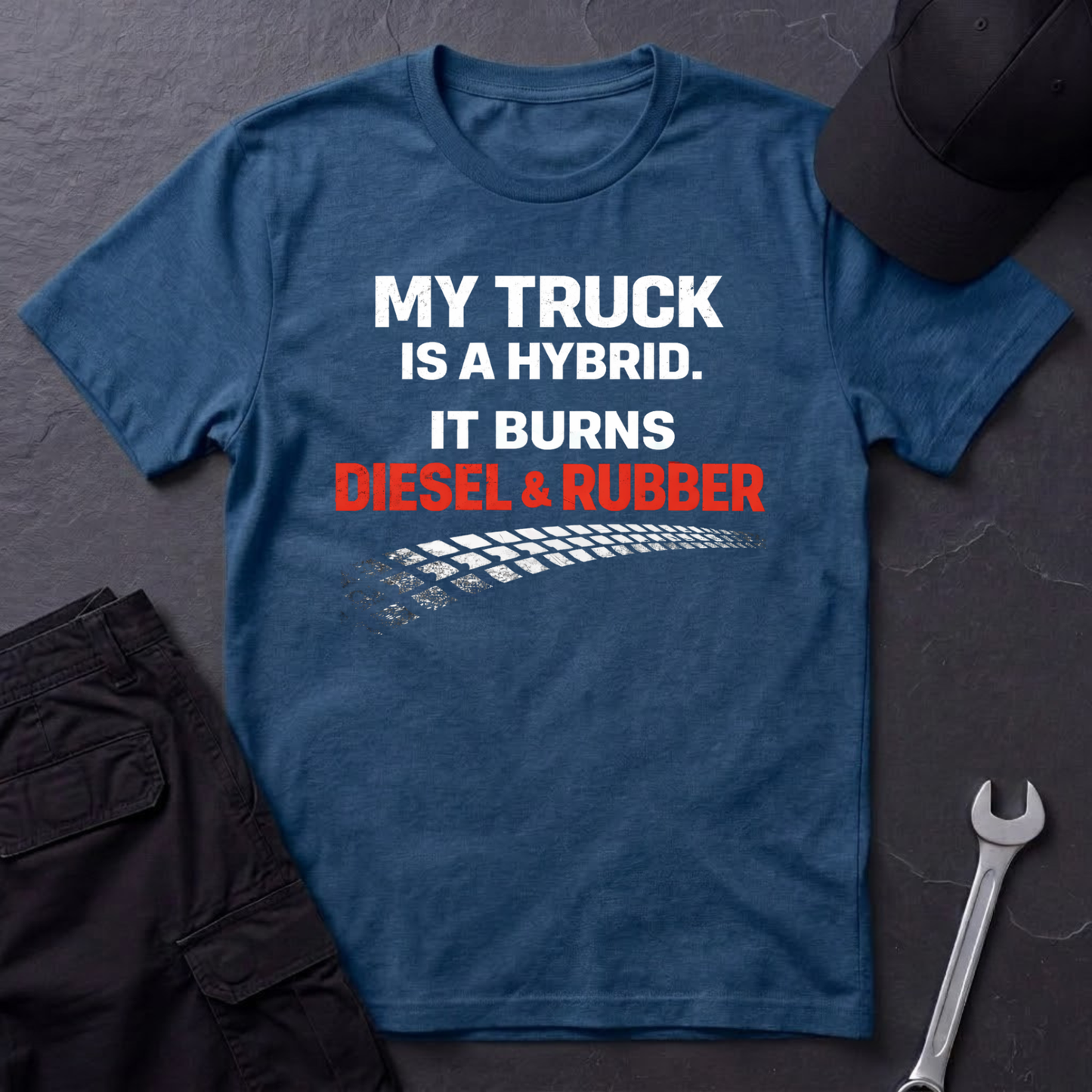 My Truck Is A Hybrid  T-Shirt
