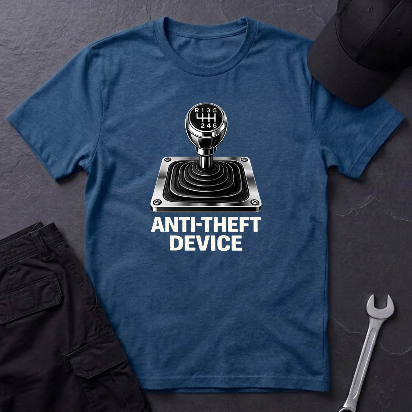 Anti-Theft Device Stickshift T-Shirt