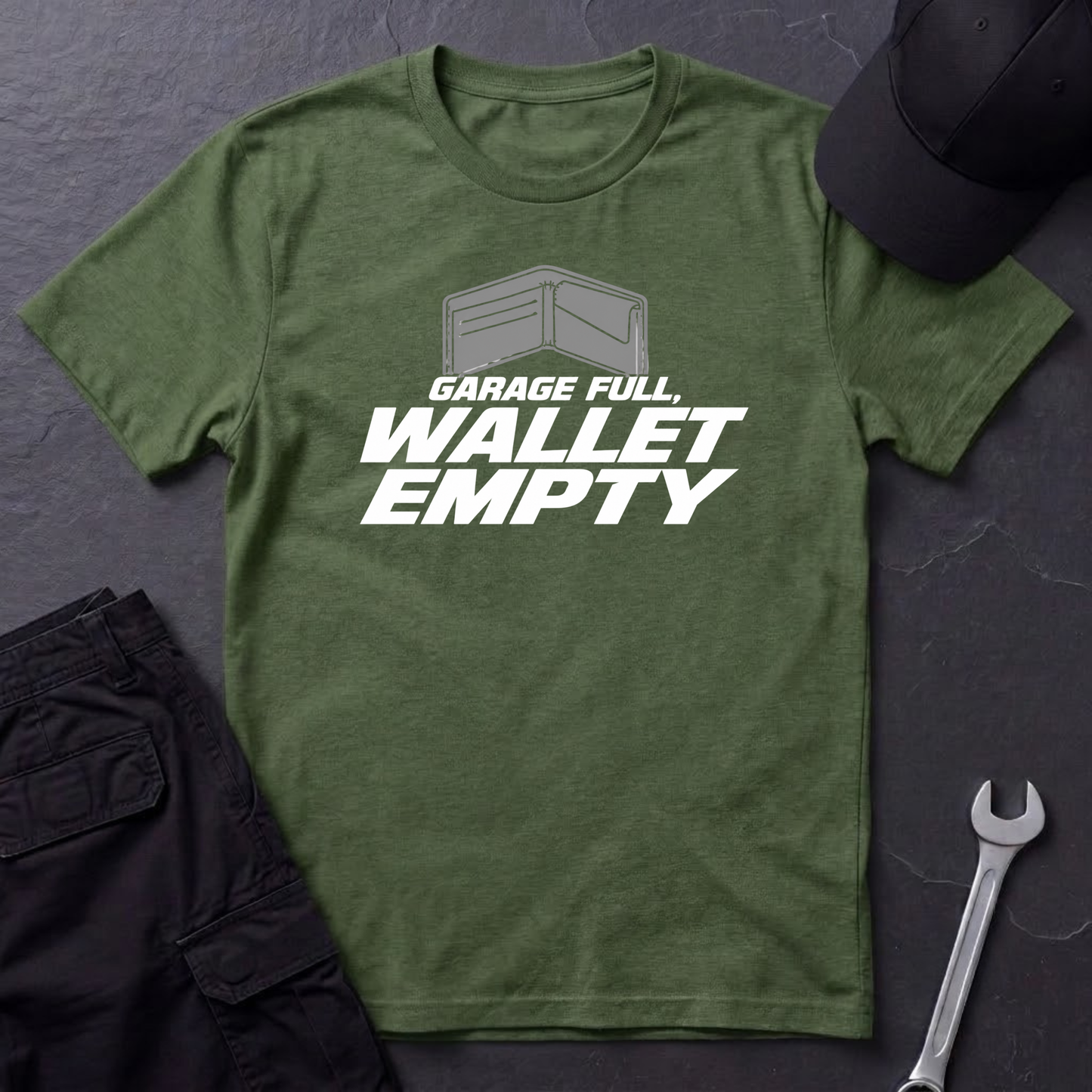 Garage Full, Wallet Empty   T-Shirt