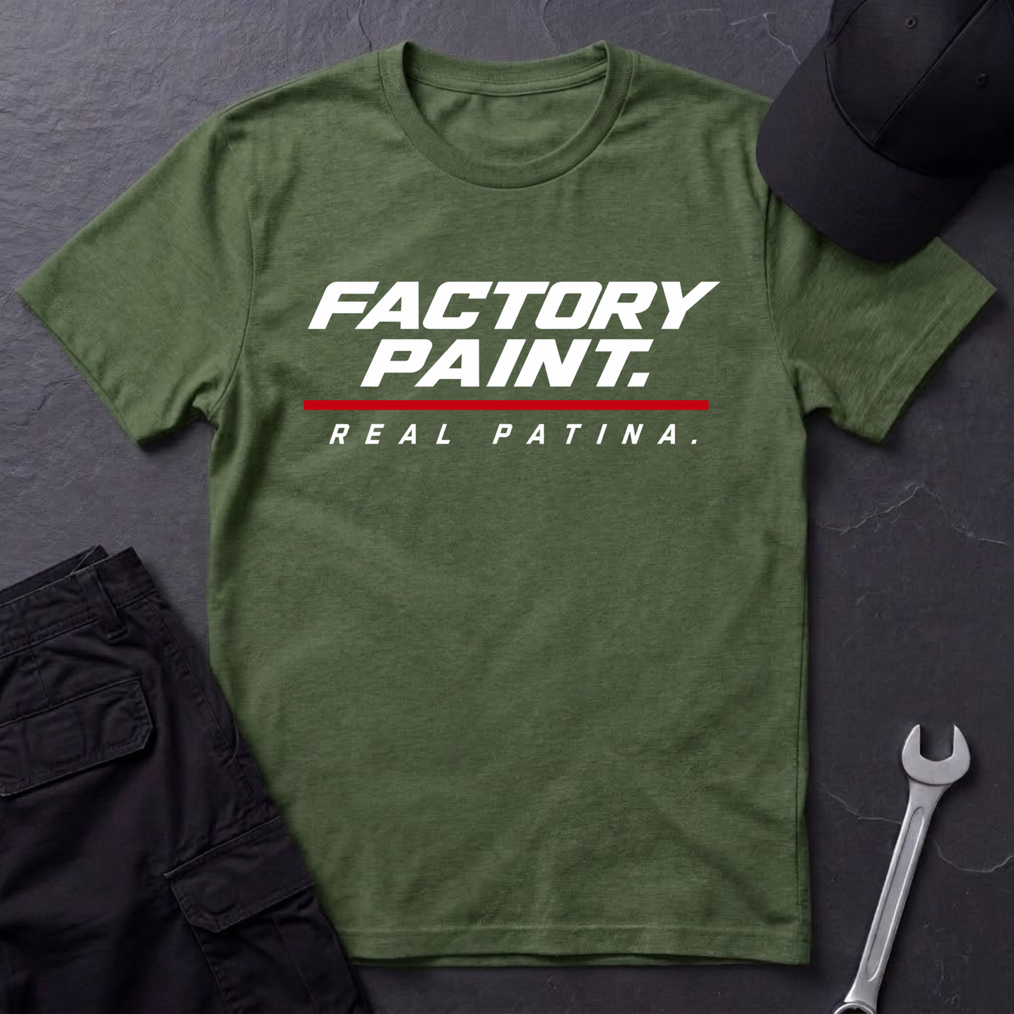 Factory Paint.   T-Shirt