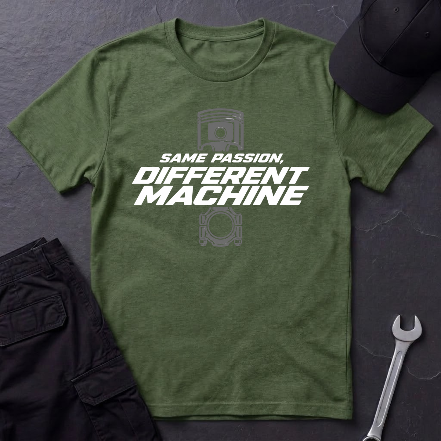 Same Passion , Different Machine   T-Shirt